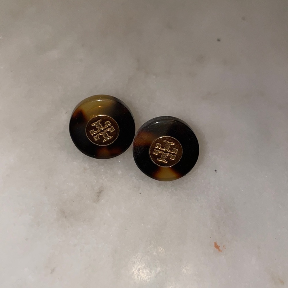 Tory Burch Tortoise Shell earrings- brand new!